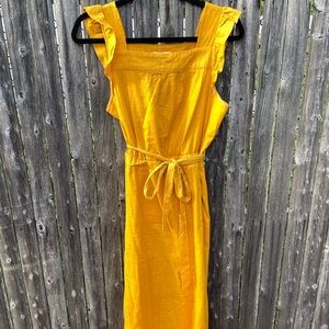 Target Mustard Yellow Midi Dress